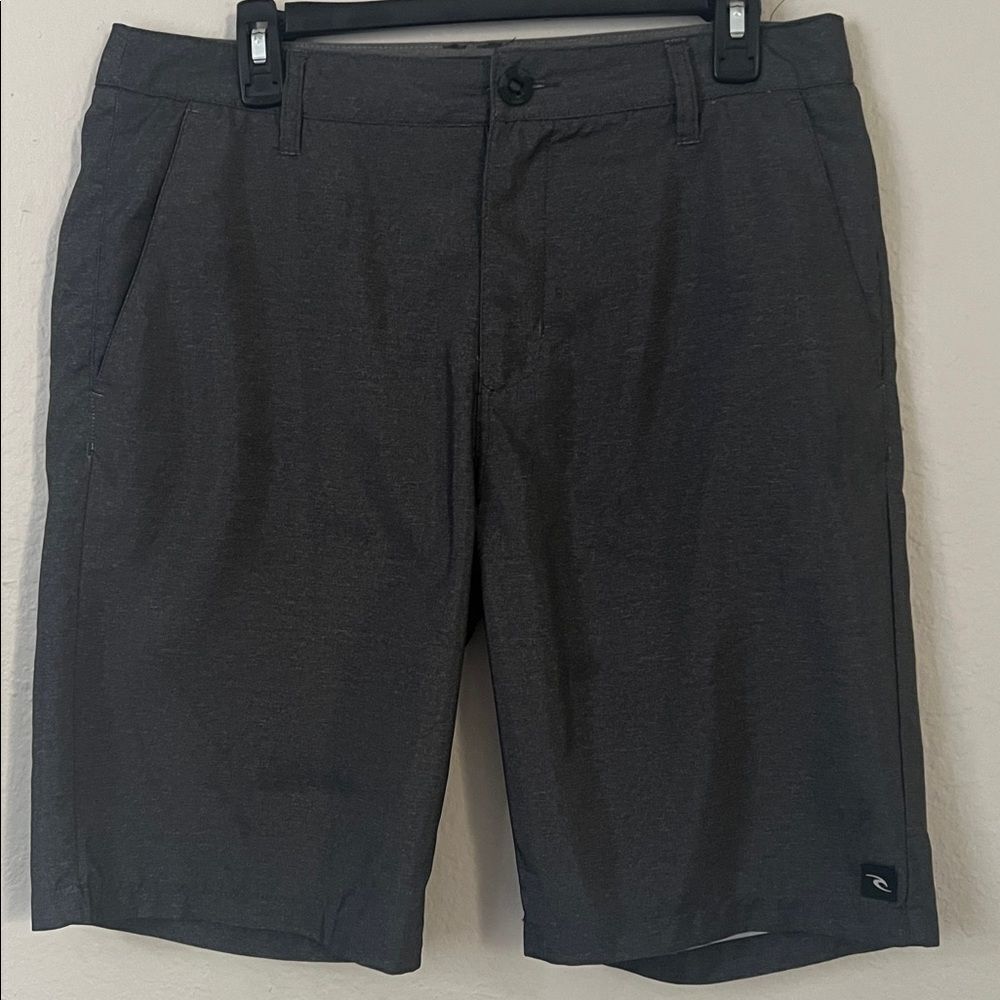 Rip Curl Men's Charcoal Boardwalks Shorts in Size 33